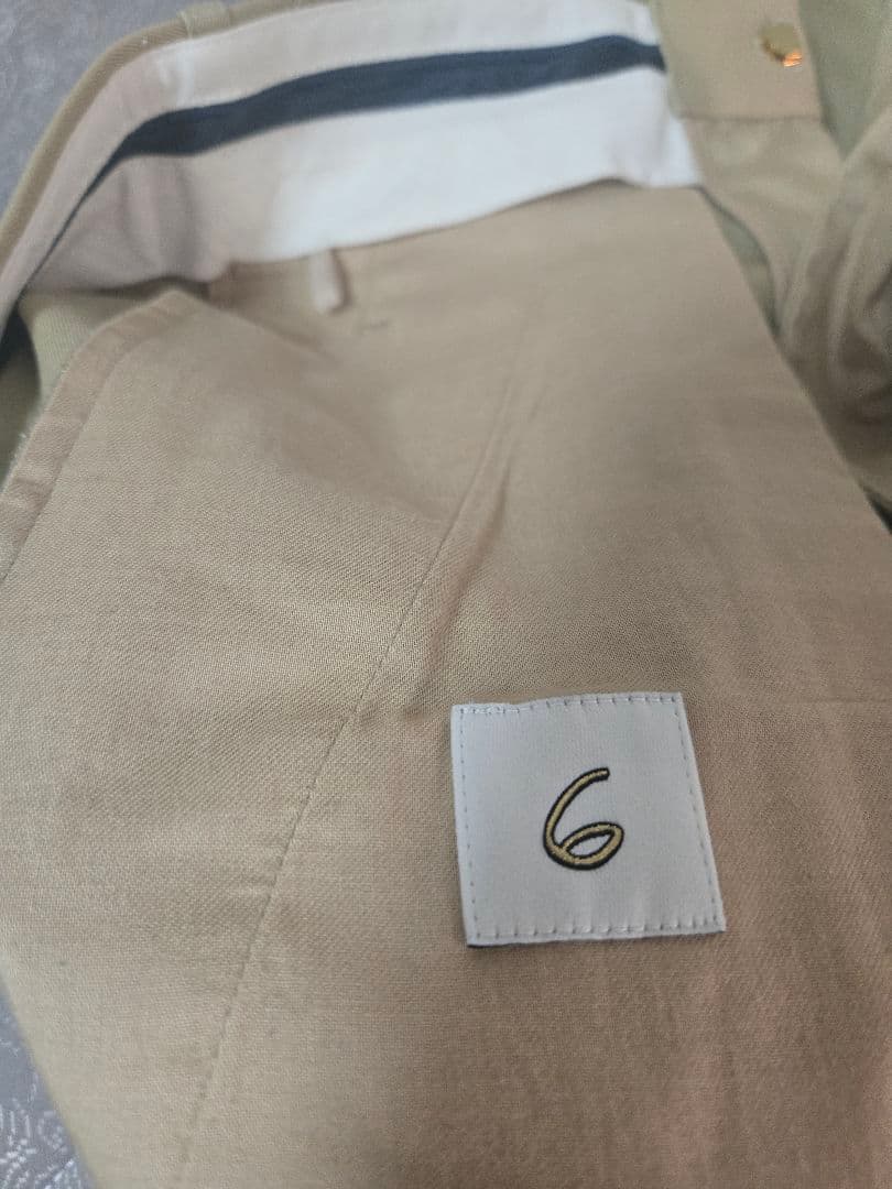 【限定価格】＜6(ROKU)＞コットン チノ パンツ