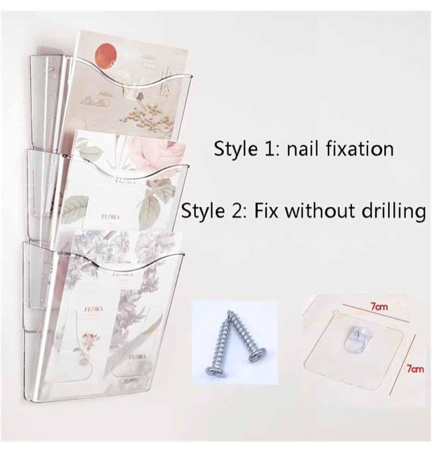 マガジンラック　ディスプレイ収納　ウォールラック　レコードラック収納ラック　6個