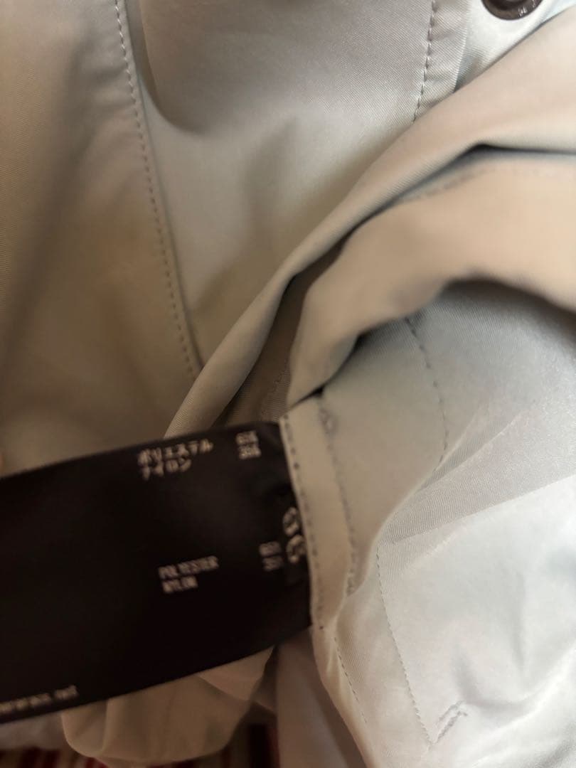 未使用！リラクス ショートモッズコート　ライナー付き　ライトブルー