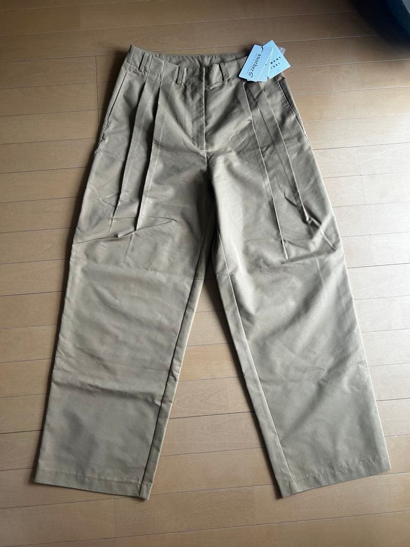 新品・未着用 ANOTHER S タック入りワイドチノパン