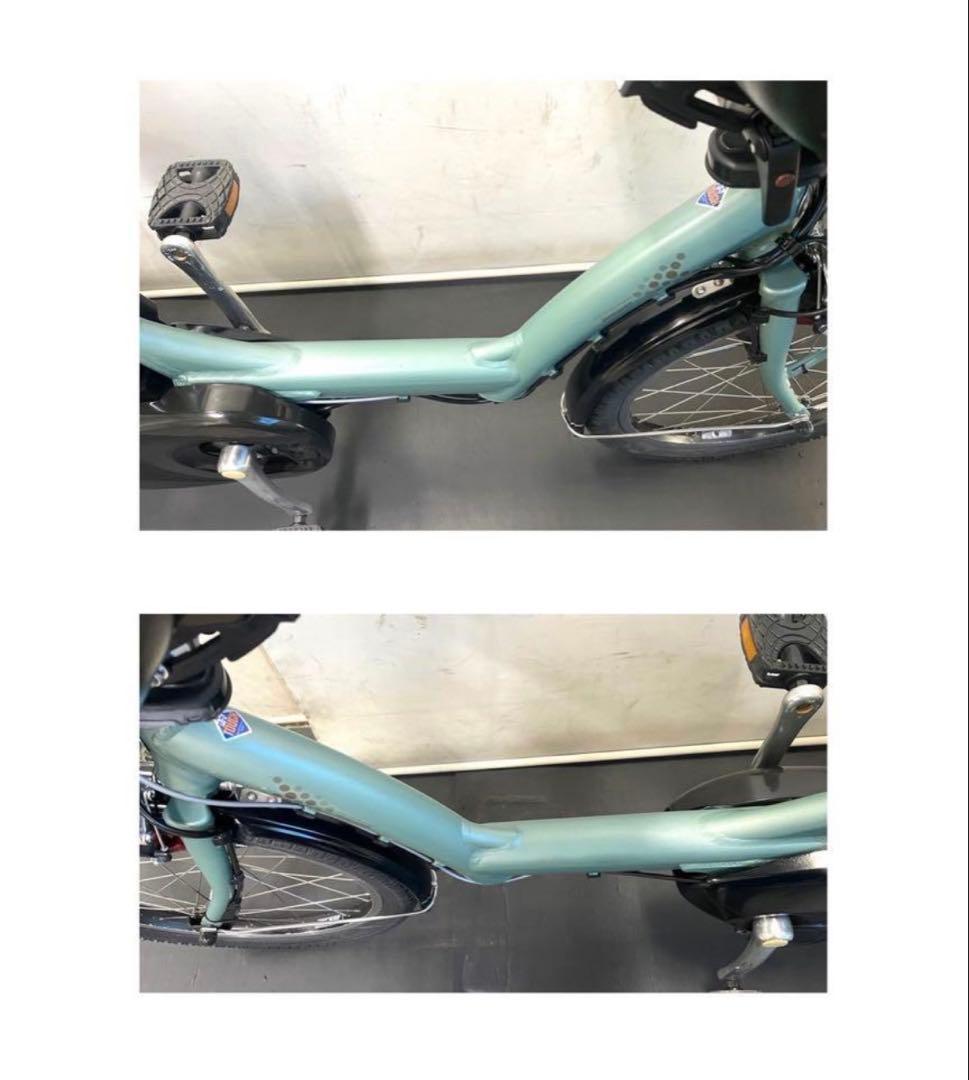 1年保証　ブリヂストン　20インチ　子供乗せ　3人乗り 電動アシスト自転車