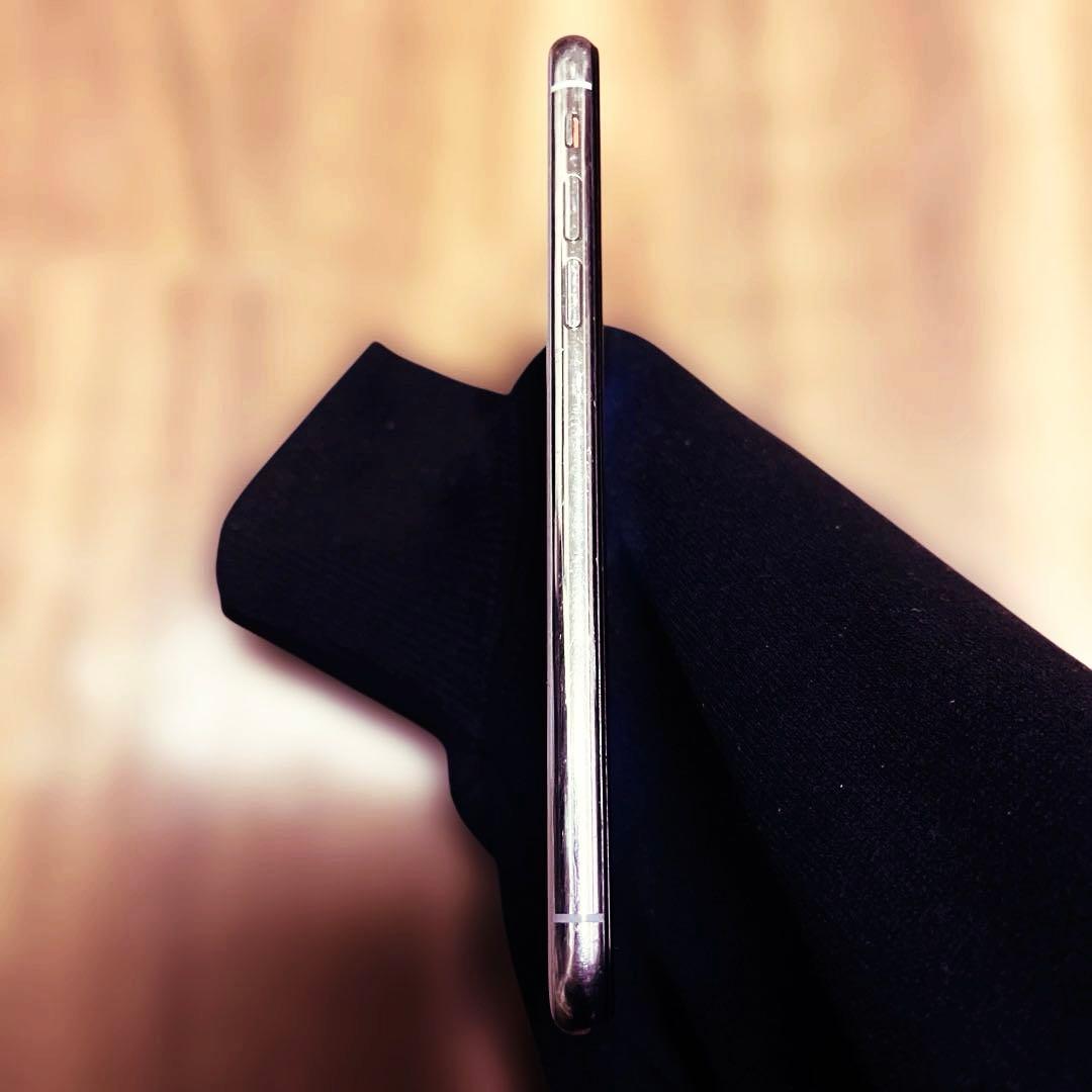 iPhoneX 64GB シルバー simフリー バッテリー容量100%！！