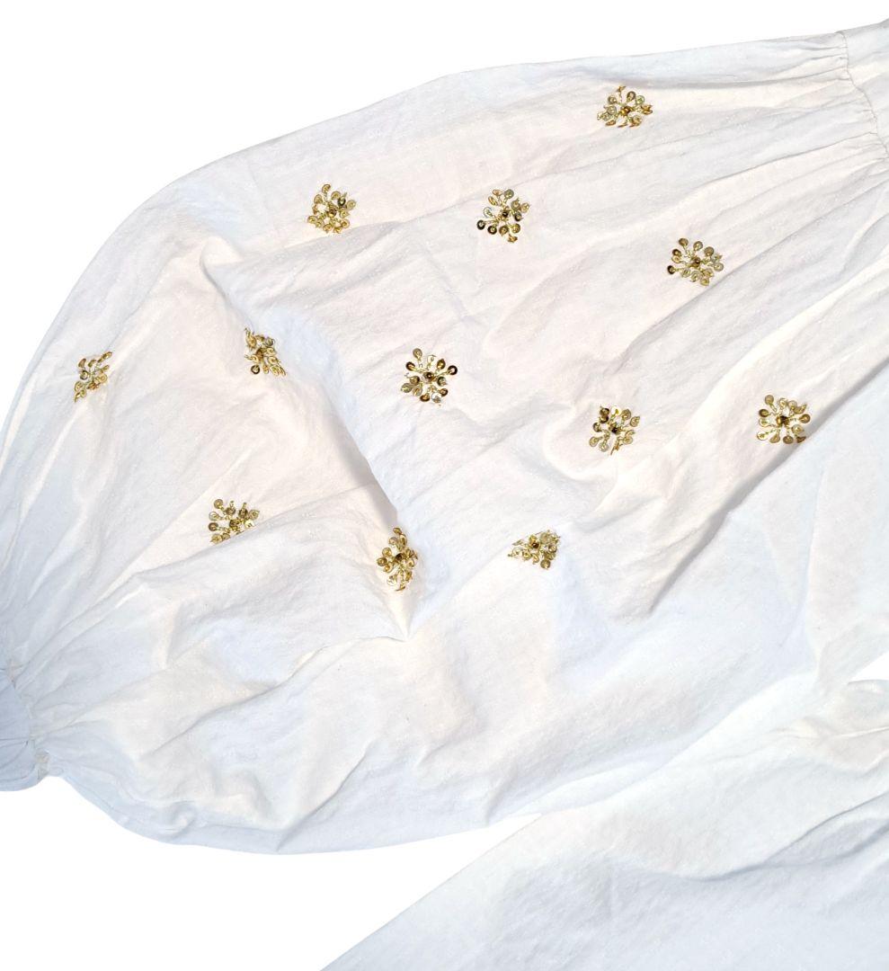 ヌキテパ TOMORROWLAND別注 スリーブビジューブラウス23SS 完売品