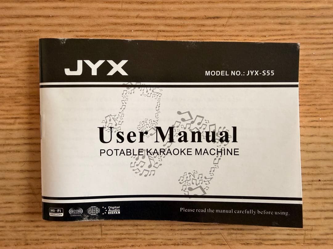 ポータブルスピーカー JYX-S55 カラオケ