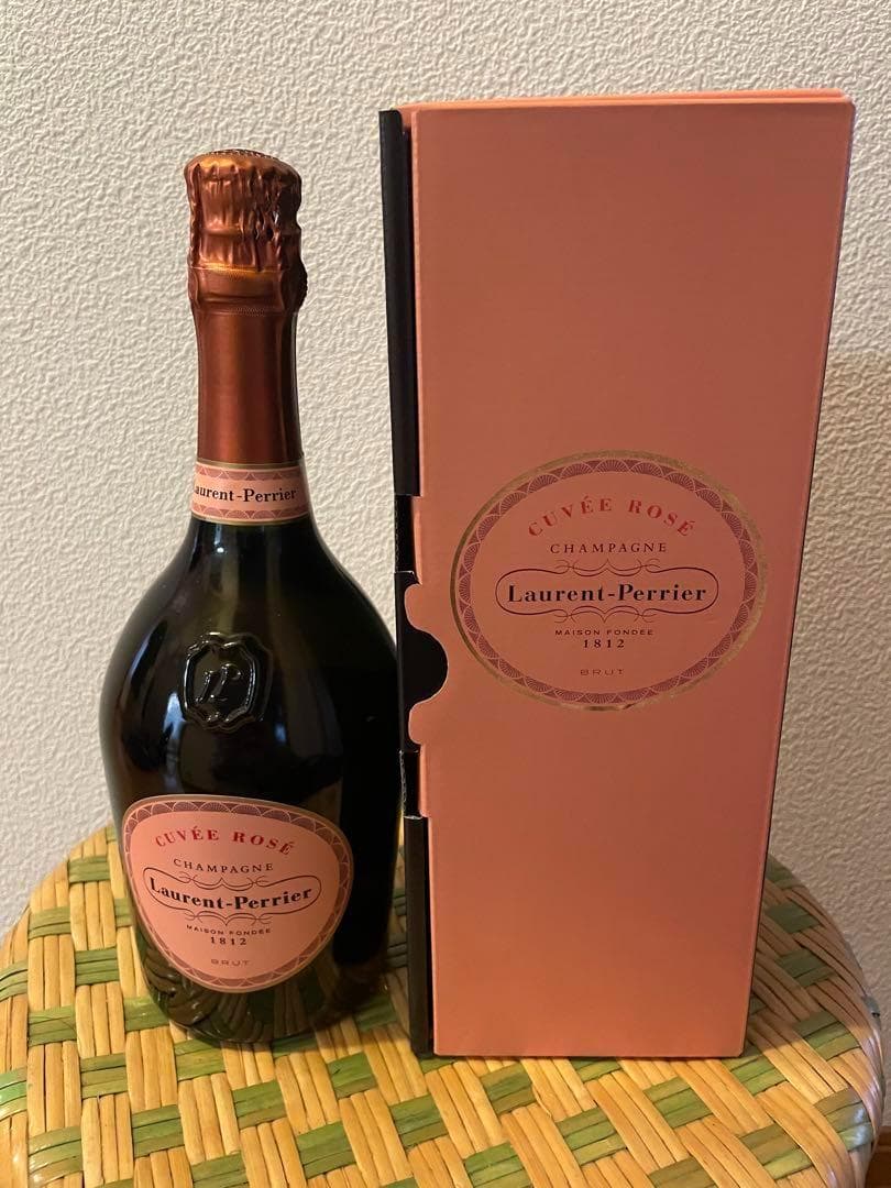 ローランペリエロゼ シャンパン グラス付き