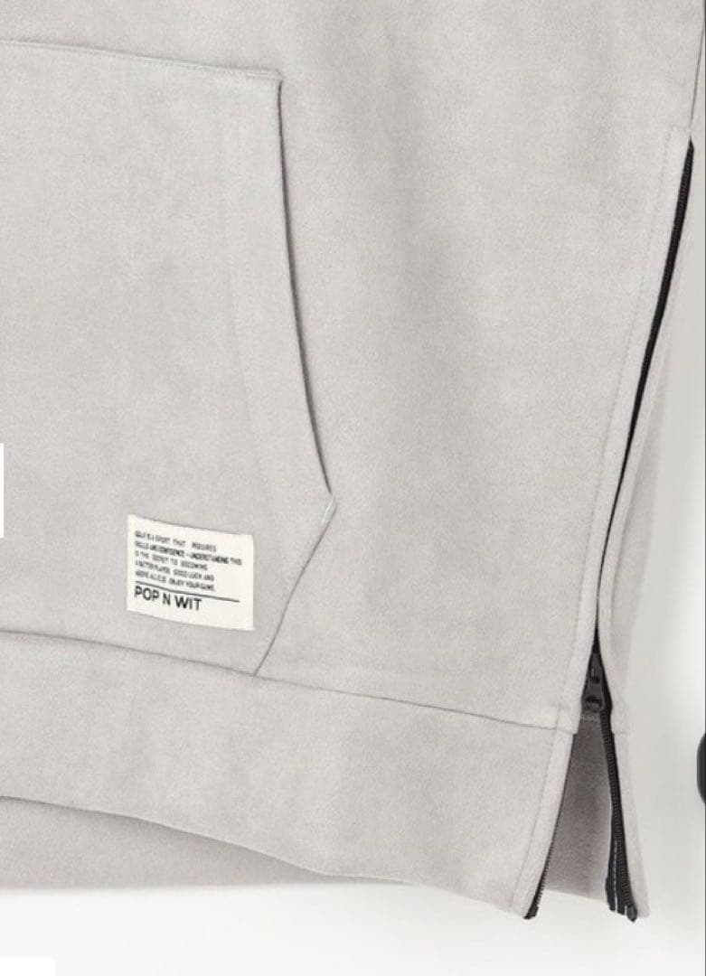 PW CIRCULUS スエード調パーカー