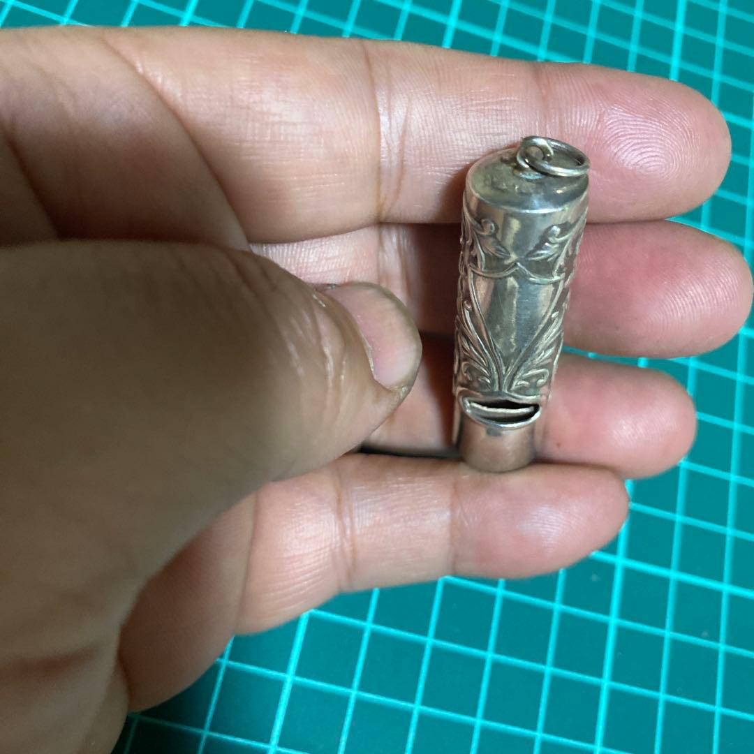 925ホイッスル　笛　トップ　ネックレス