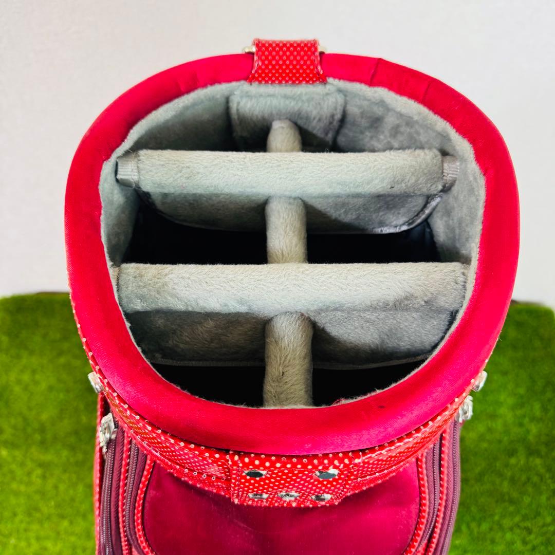 【人気カラー】winwin style キャディバッグ 赤