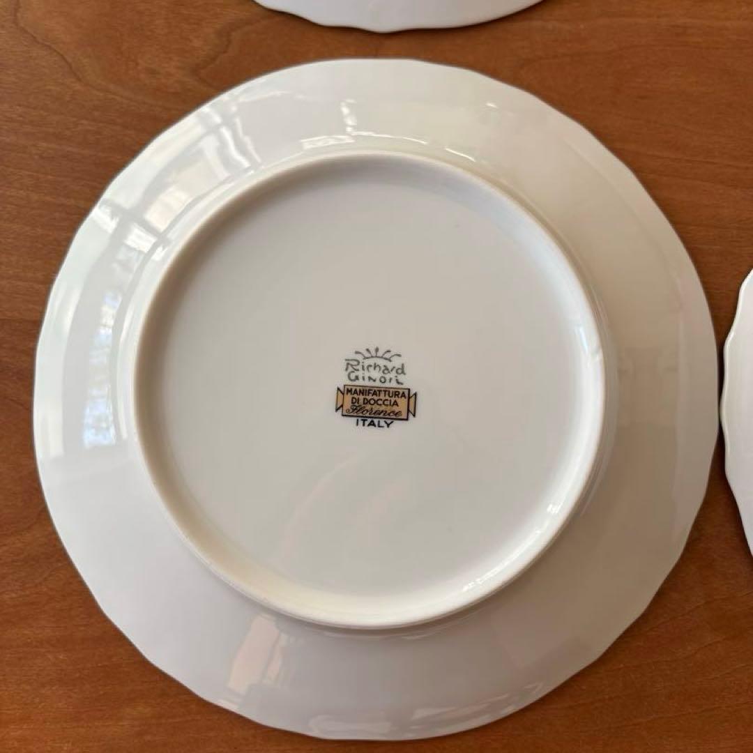 リチャードジノリ　コックドール　プレート4枚セット
