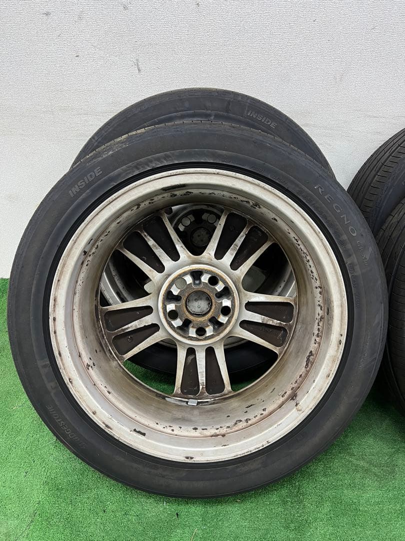 レクサスLS460 純正19インチホイール/ブリヂストンタイヤ 2025年タイヤ