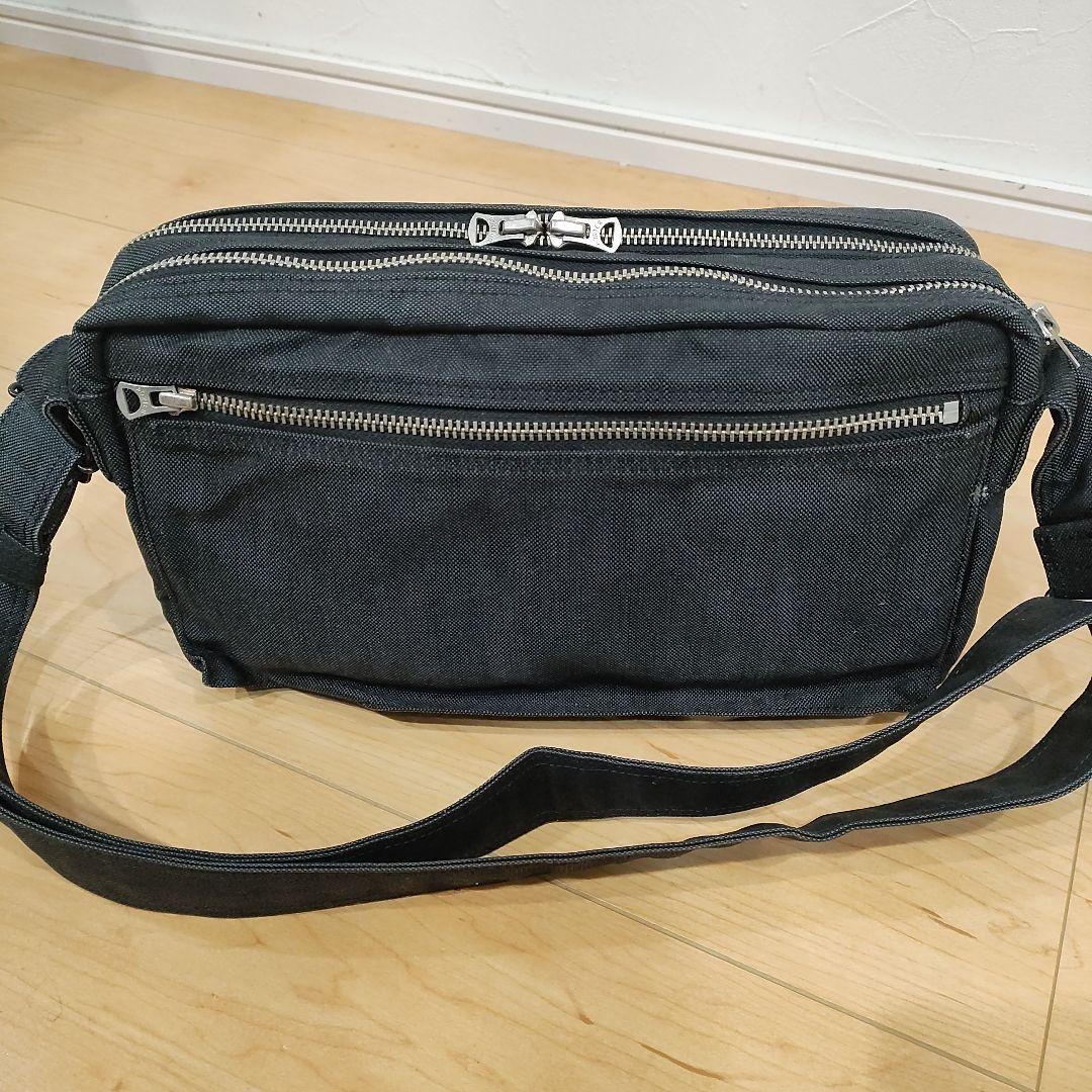 ポーター　ブラックキャンバス　ショルダーバッグ