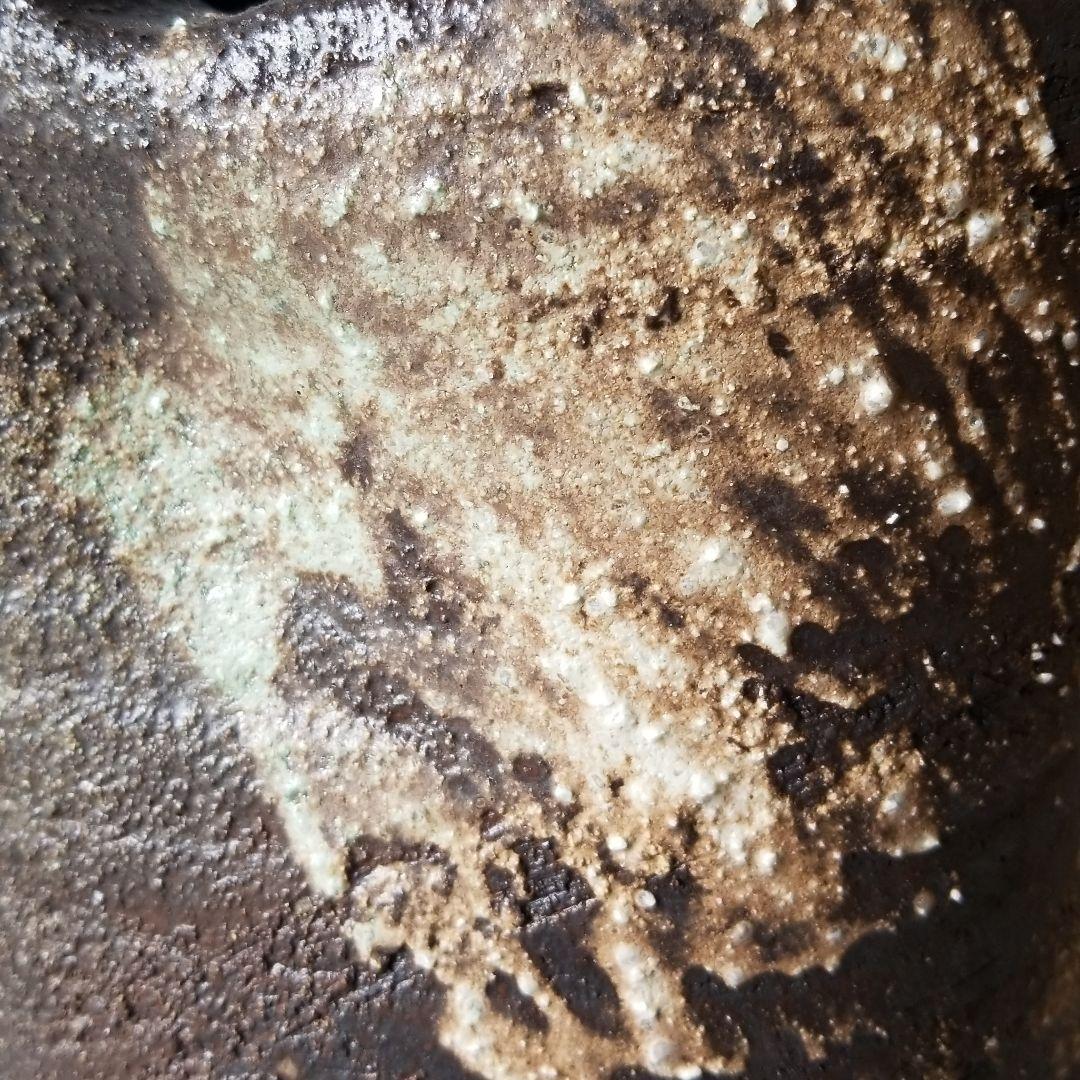 信楽焼 傘立て 古窯彩耳付 高さ４２cm