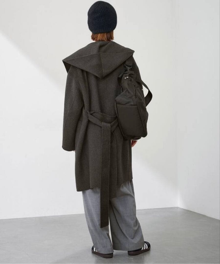 【25AW】FRAMeWORK SUPER160’s フーディショートコート