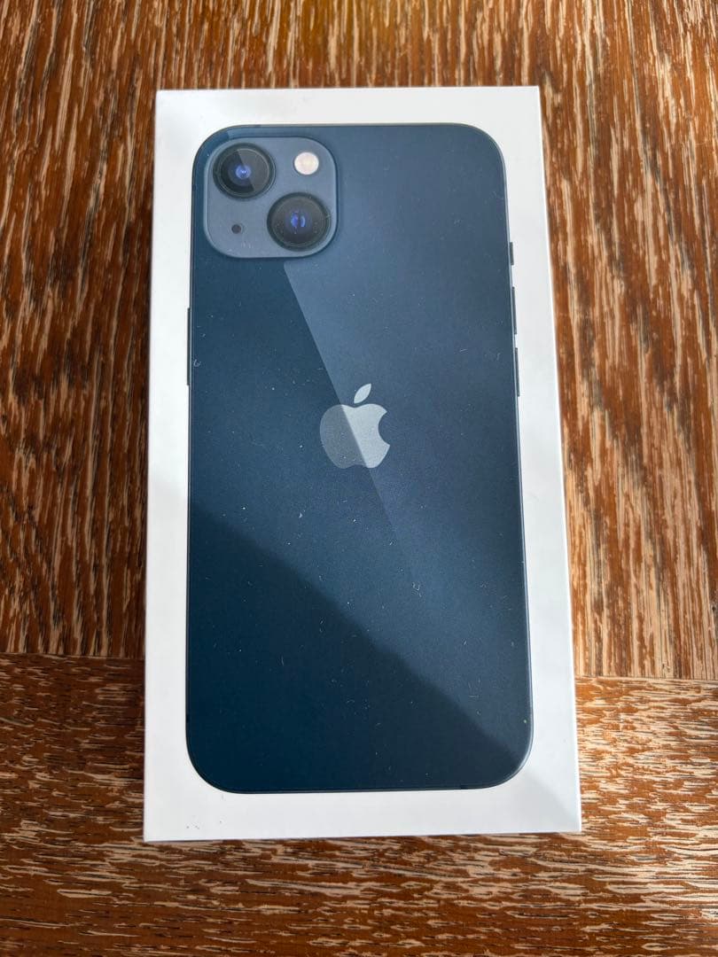 Apple iPhone 13 128GB ミッドナイトブルー本体、箱、ケーブル