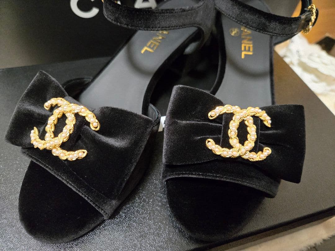 【新品】24-25AW CHANEL サンダル ミュール パンプス　38サイズ