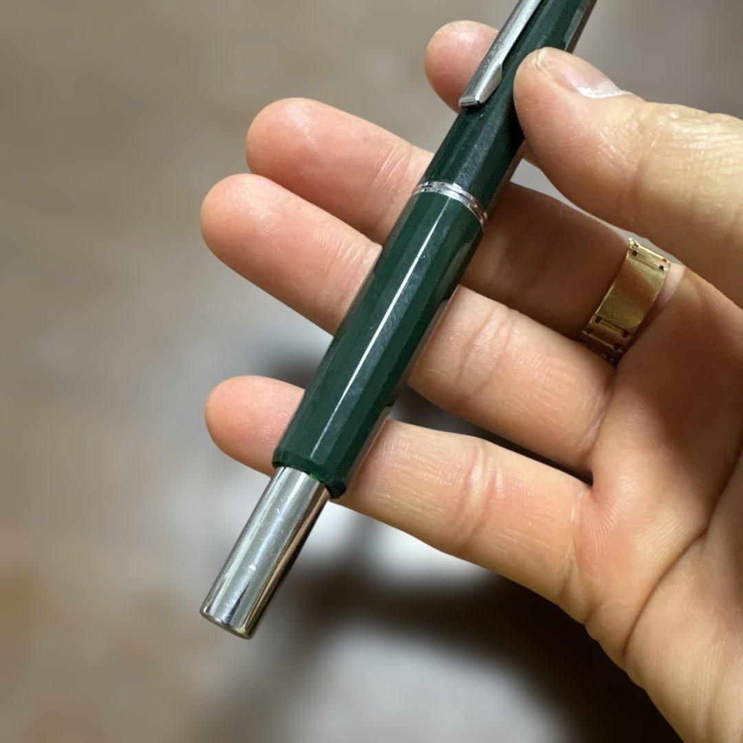 緑色 メタルクリップ 万年筆 NAMIKI PILOT 14k