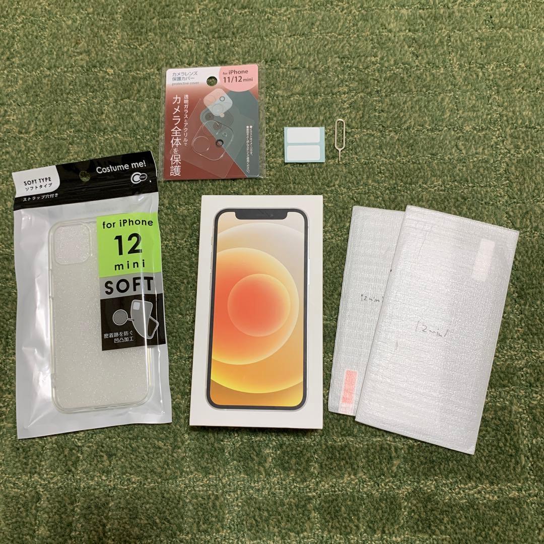 【新品同様★電池新品】iPhone12 mini 256GB 白 SIMフリー
