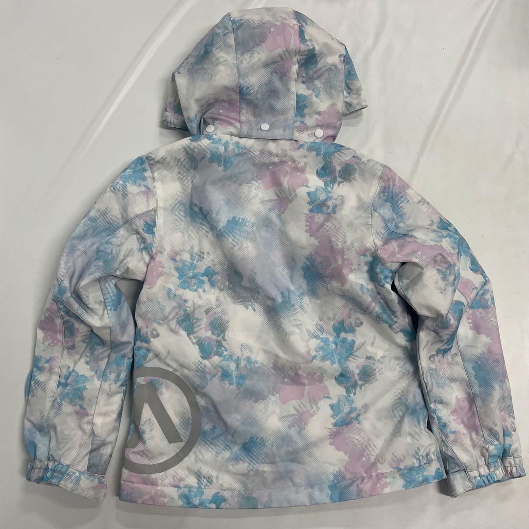 ARBN 白×紺 スキーウェア上下セット 130cm AB23WW1350J ①