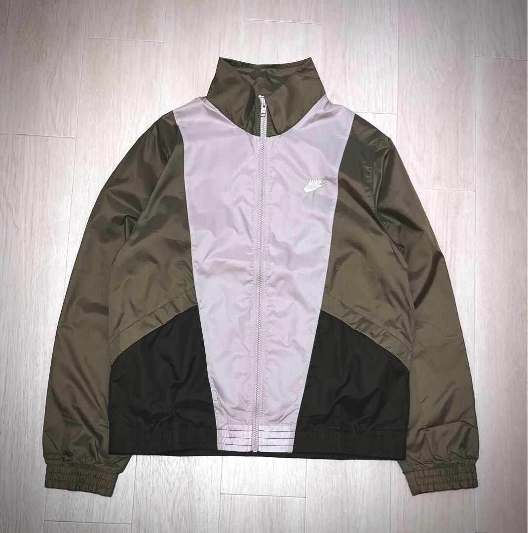 ナイキ ウィンドブレーカー 上下セット ジャケット パンツ 新品 M オリーブ系