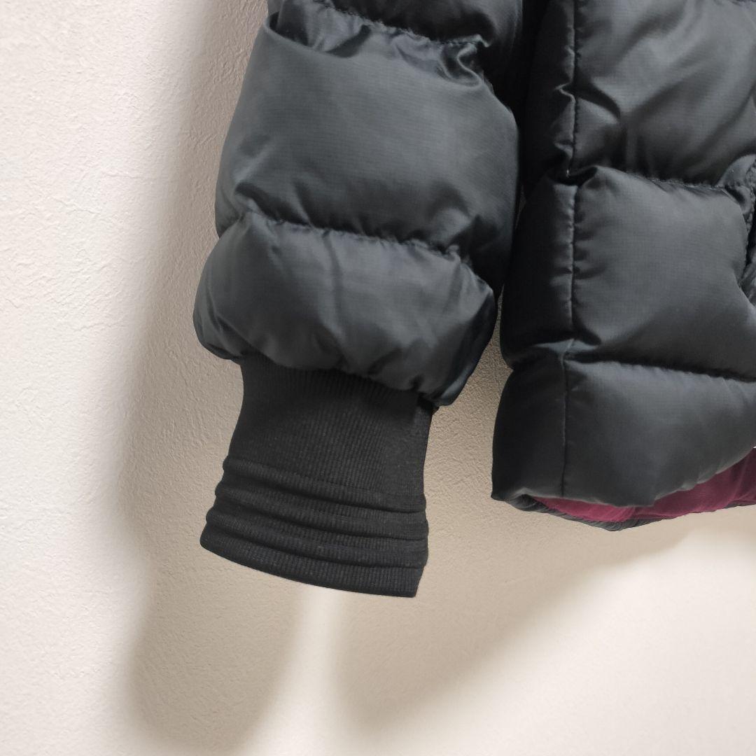 adidas アディダス スーパースター リバーシブル ダウンジャケット 黒紫