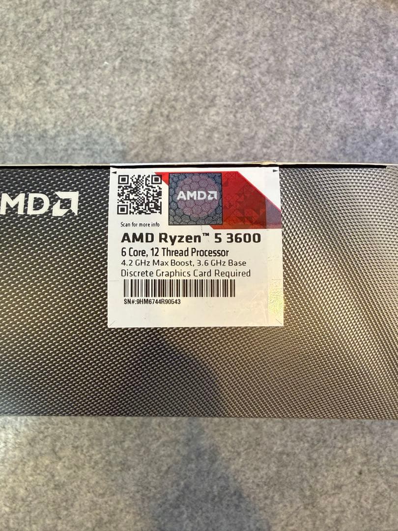 CPU AMD Ryzen5 3600 AM4