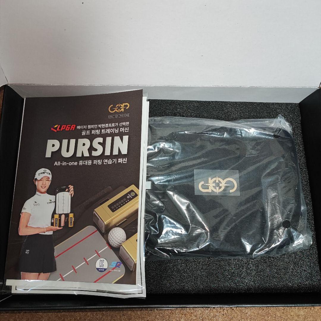 Pursin パッティングトレーニングマシーン パター練習器具 ゴルフ