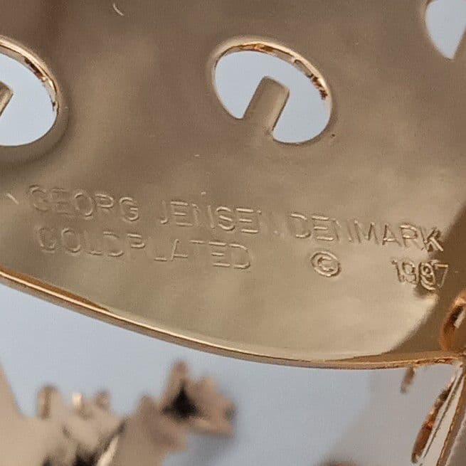 ジョージ ジェンセン イヤーオーナメント ５点 セット クリスマス 共箱