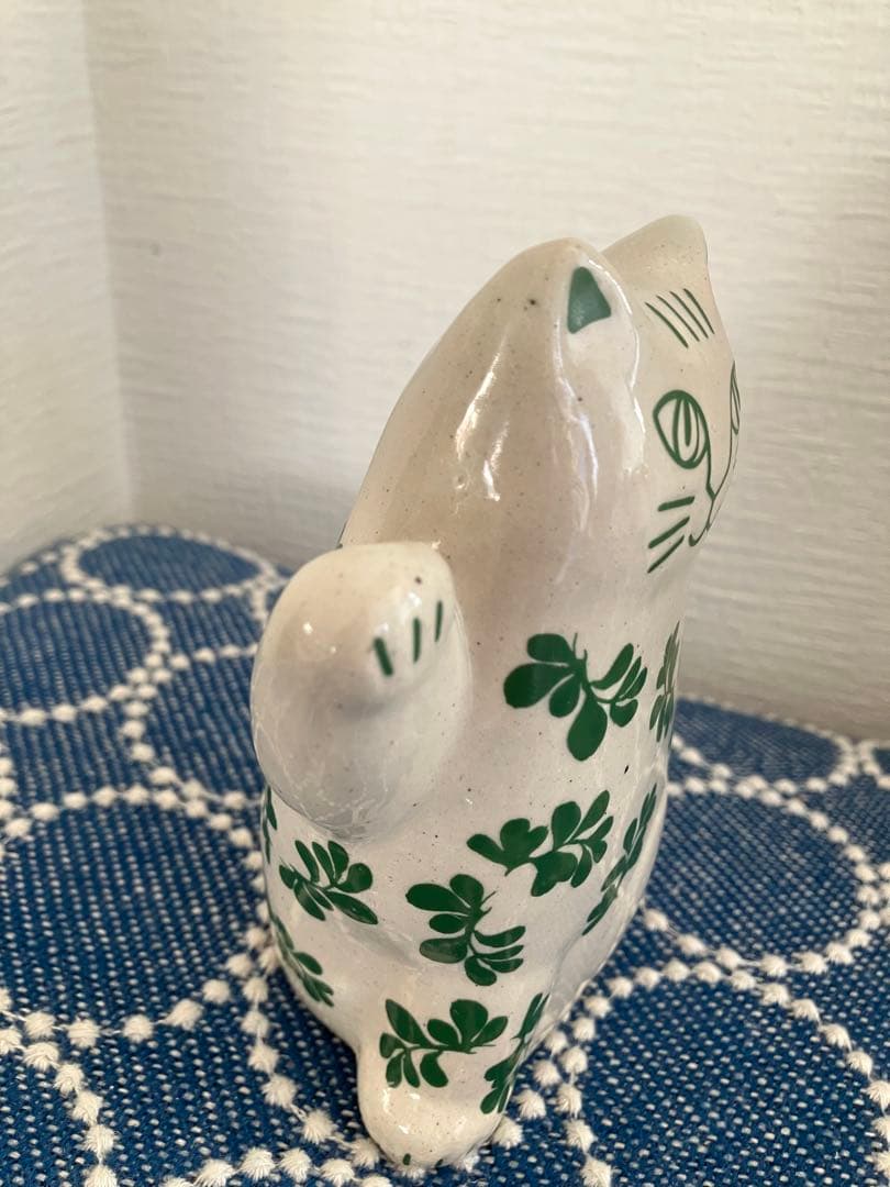 リサラーソン　まねくねこ　グリーン大　トンカチストア