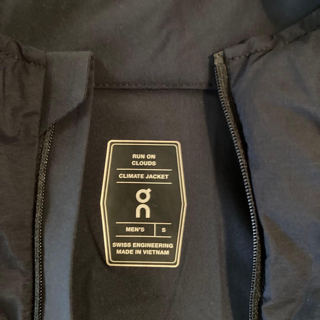 【美品】On Climate Jacket メンズ S ブラック 廃盤モデル