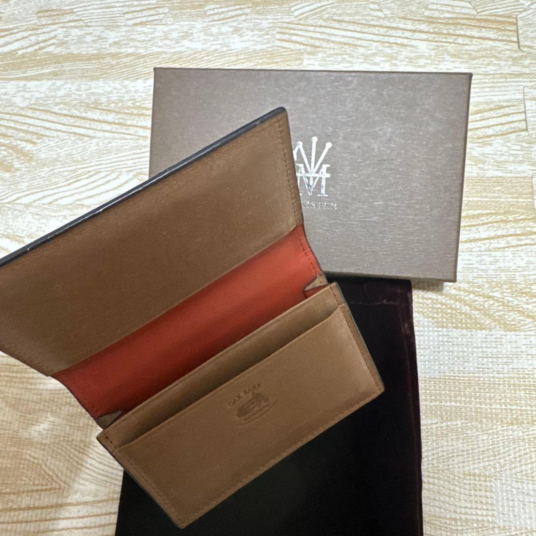 COCOMEISTER ダークブラウン 名刺入れ 箱付き