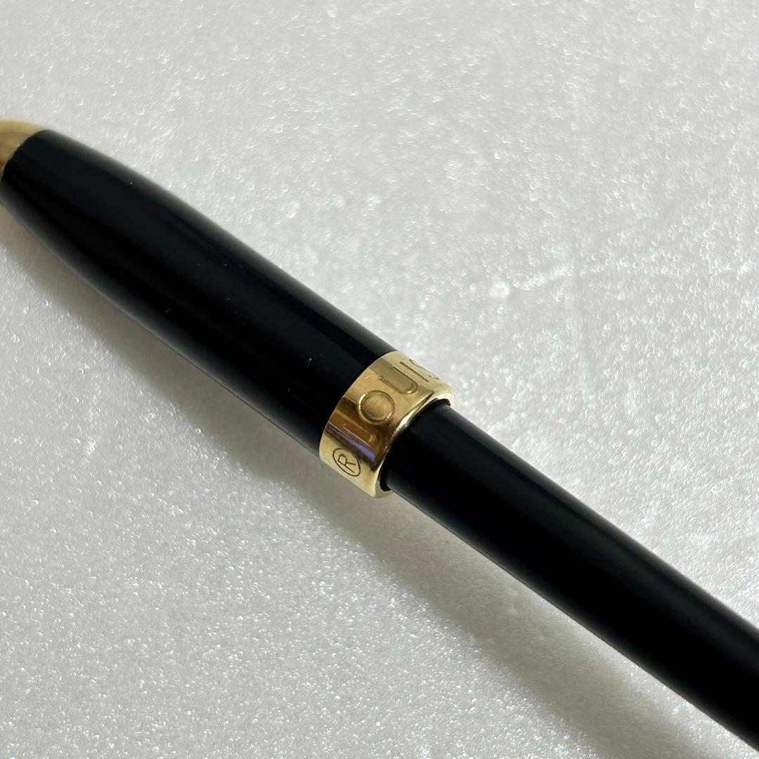 LUOIS VUITTON スティロアジェンダ ボールペン 青インク ボディ黒