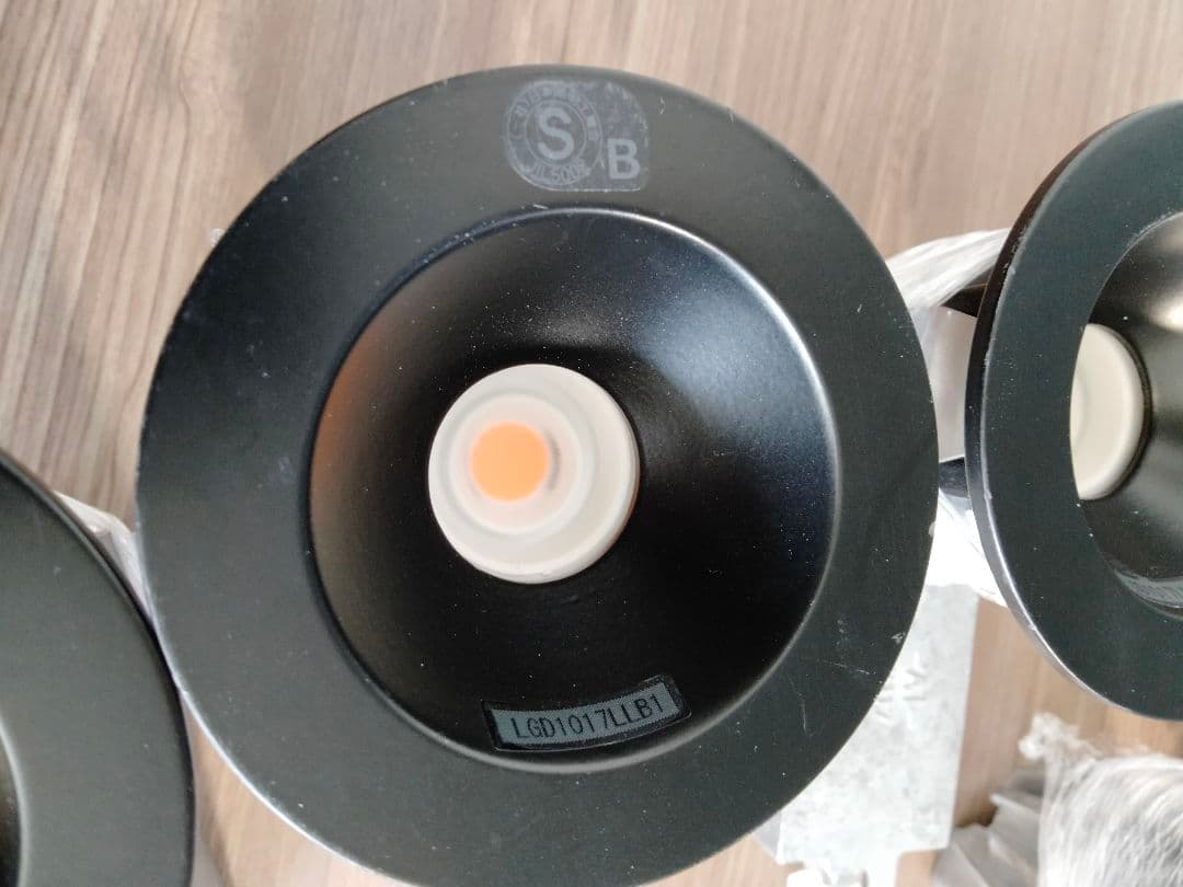 Panasonic 黒のダウンライト 6個セット22年製(Z-2504JK3)