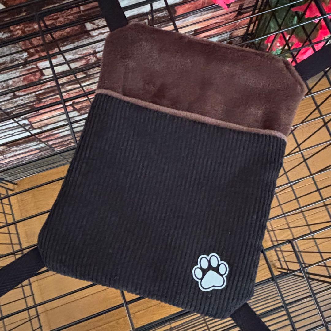 【758】小動物用シングルハンモック・お布団付き【20×25】