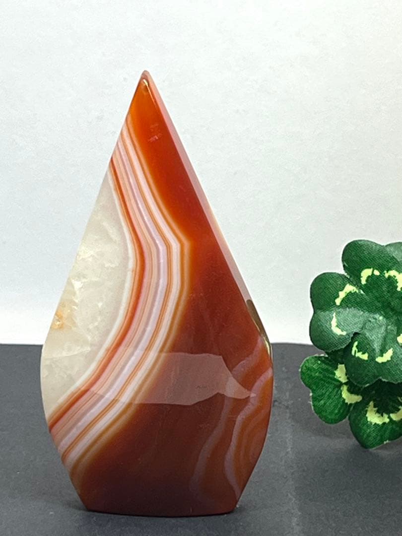 天然石　カーネリアン　フレイム　タケノコ　雫　⭐️1903