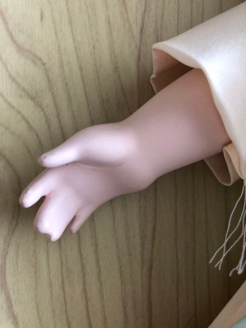 市松人形 約40cm+衣装+立て台