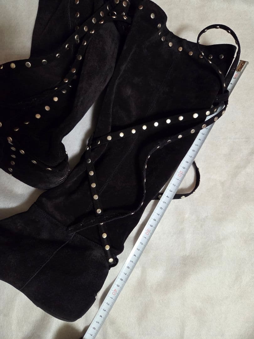 JIMMY CHOO　ジミーチュウ　ロングブーツ　38黒