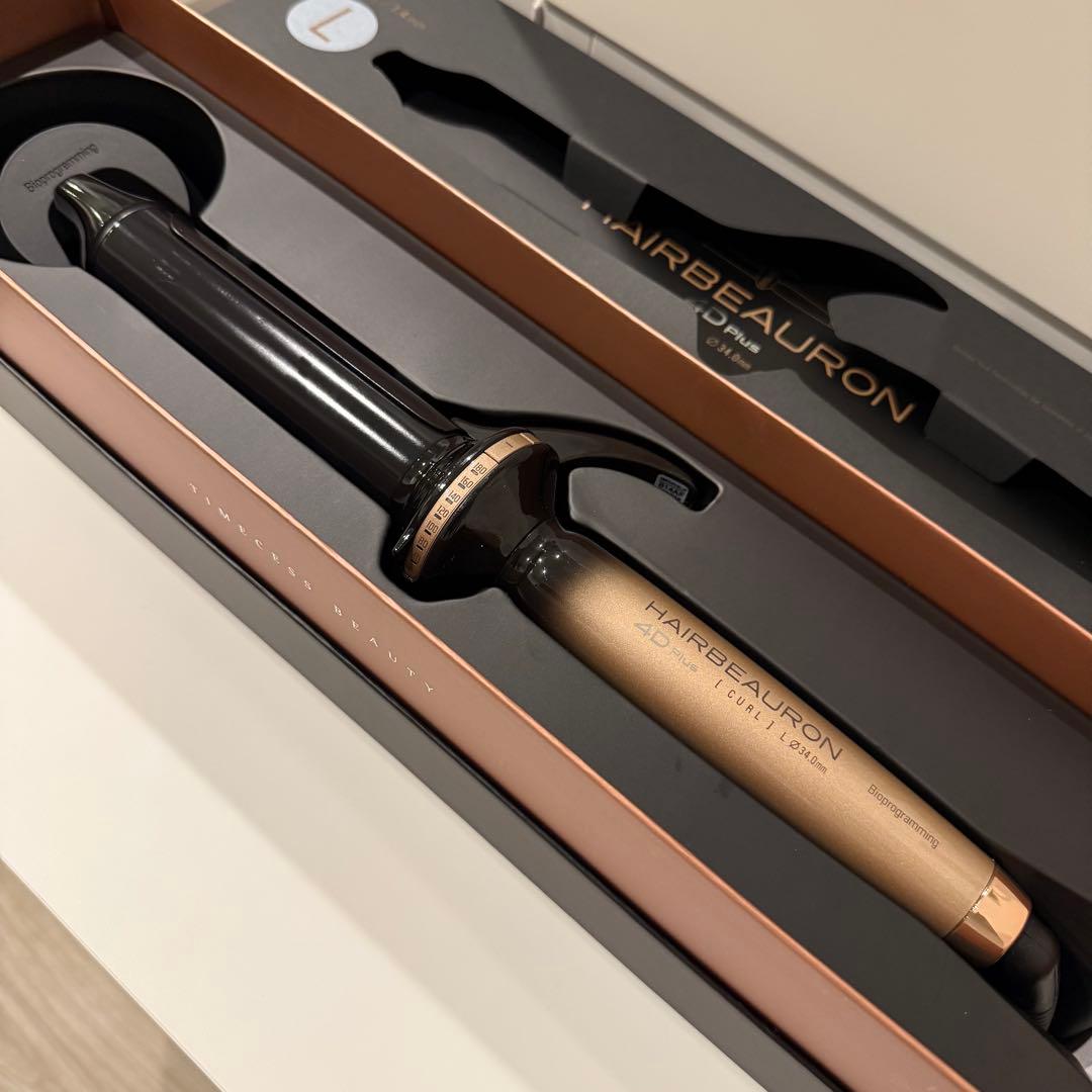 HAIRBEAURON 4D Plus カールアイロン34mm