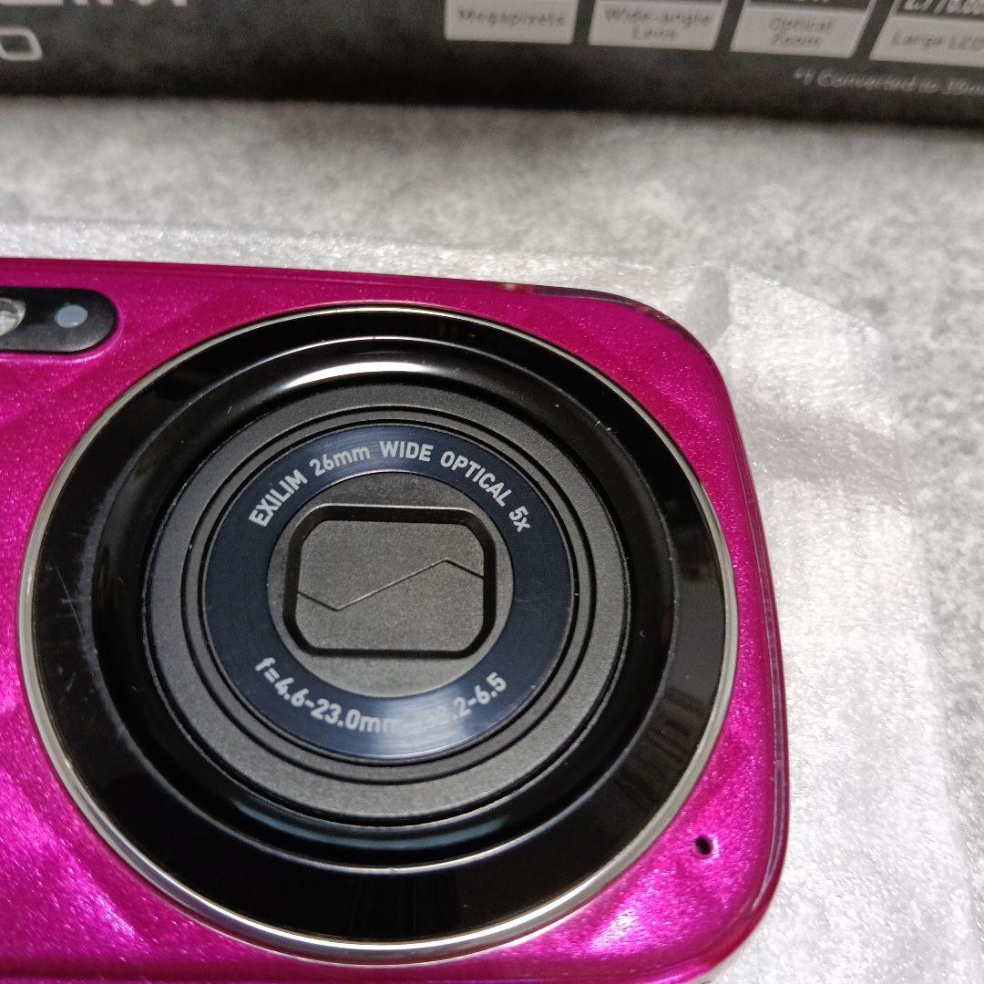【レトロ可愛い】CASIO EXILIM デジカメ　ピンク 完品　エクシルム