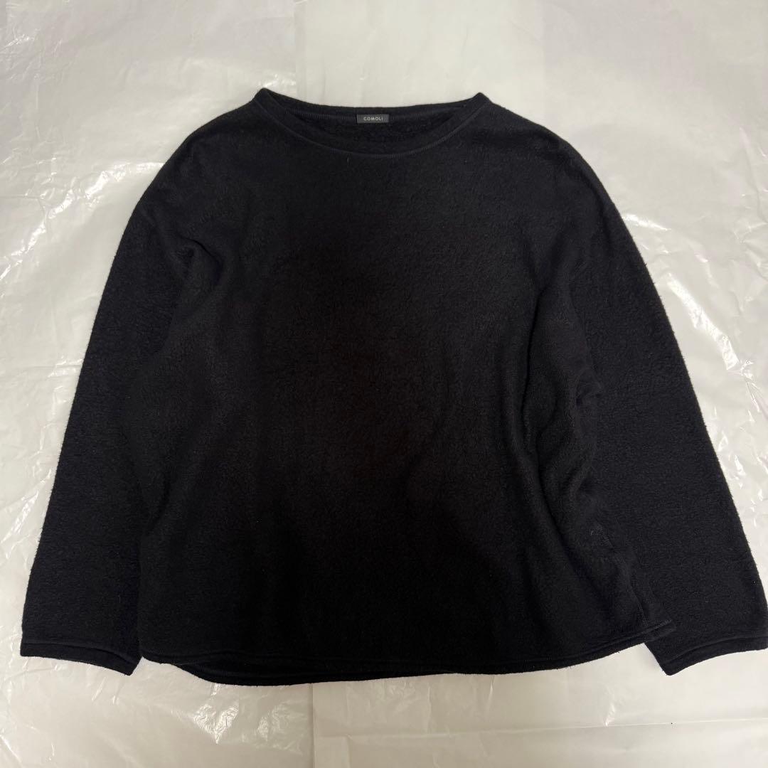 トップス COMOLI 22AW SILK FLEECE CREWNECK size3