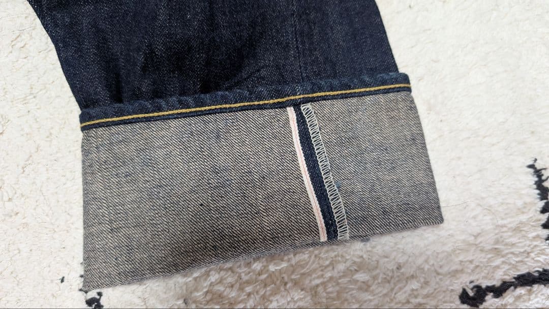 ジュンヤワタナベ リーバイス ダブルネーム 脇割り セルビッジ