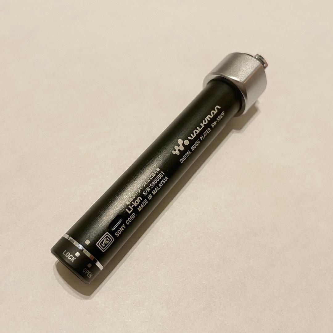 SONY ウォークマン Sシリーズ NW-S203F ブラック
