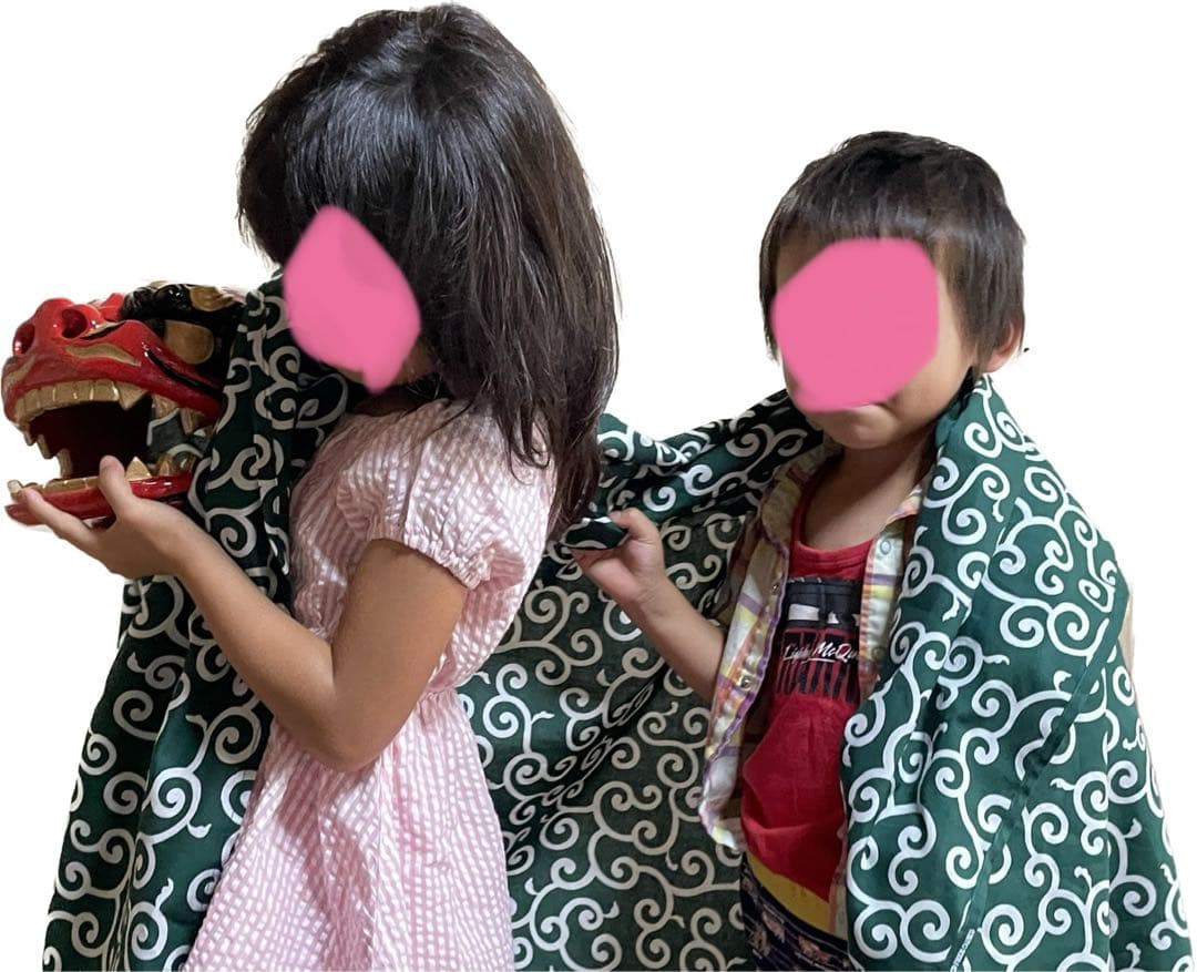 昼神小獅子　獅子舞用幌　標準サイズ　参考