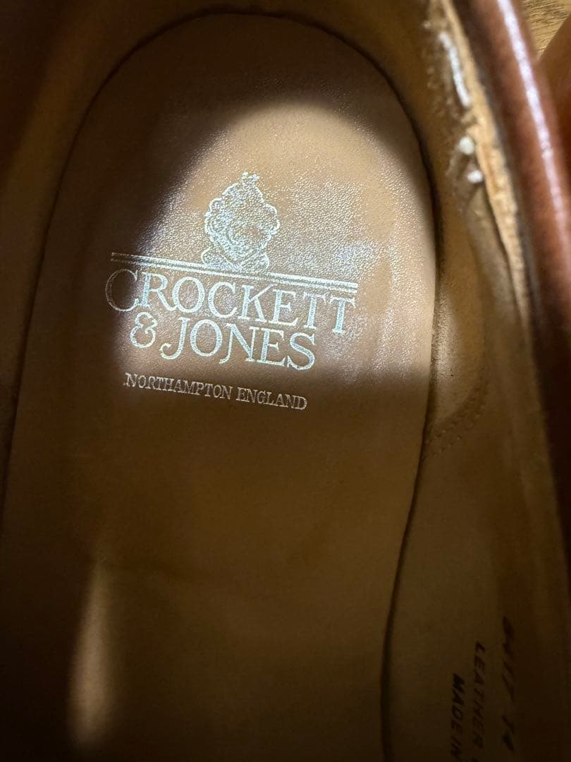 CROCKETT & JONES ブラウン ローファー　定価10万