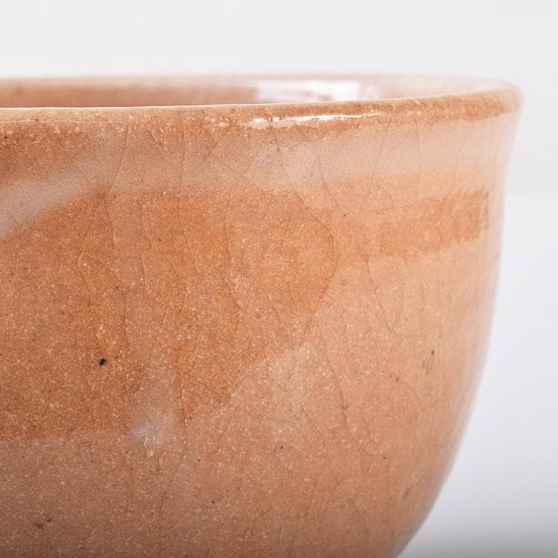 萩焼　草文　茶碗　銘「古今」　仕覆付　堀内宗完(兼中斎)極め箱　M　R7928