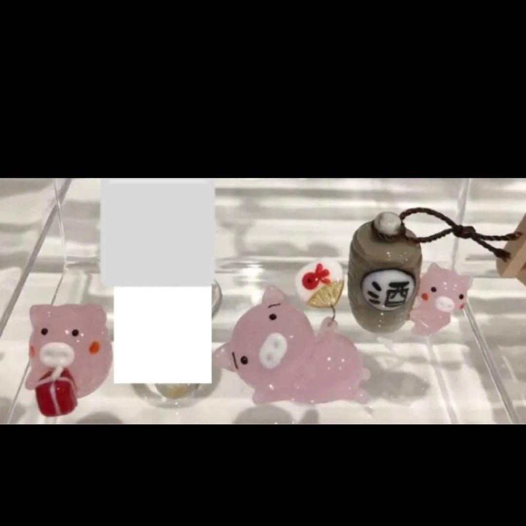 ガラス細工　ミニチュア ずぼらびっと ぶたさん　レアあり 大量 セット