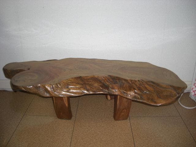 ◆天然木◆一枚板　テーブル　座卓◆約98×50センチ◆