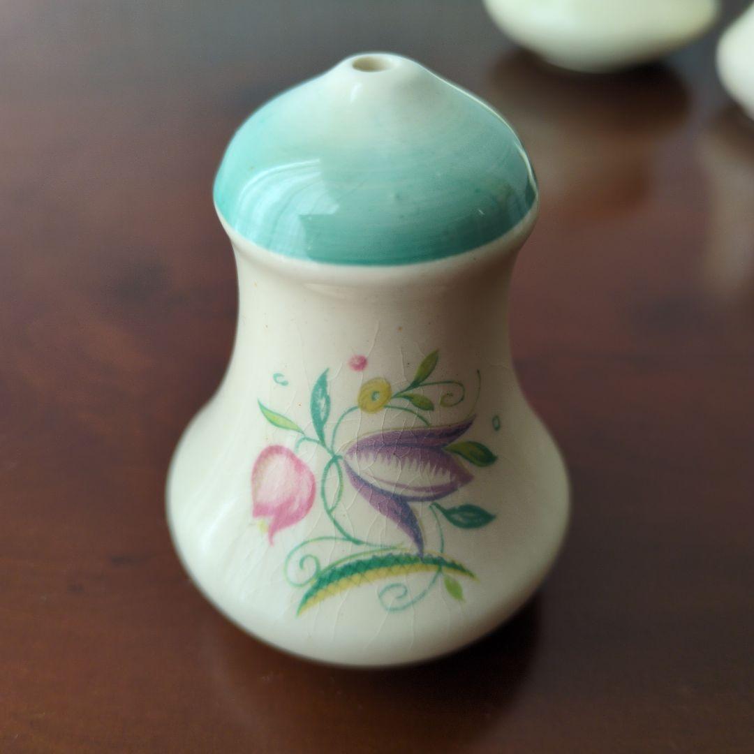 スージークーパー＊ドレスデン＊調味料3点セット＊グリーン