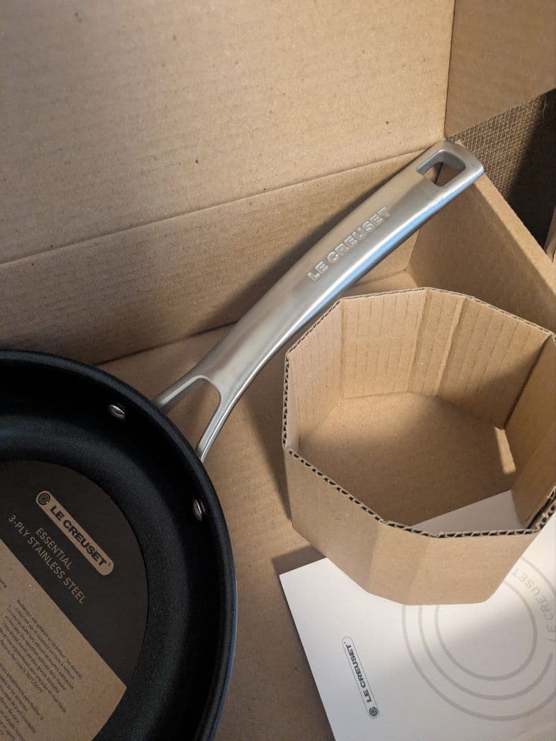 新品　LE CREUSET ステンレス フライパン 24cm　ルクルーゼ