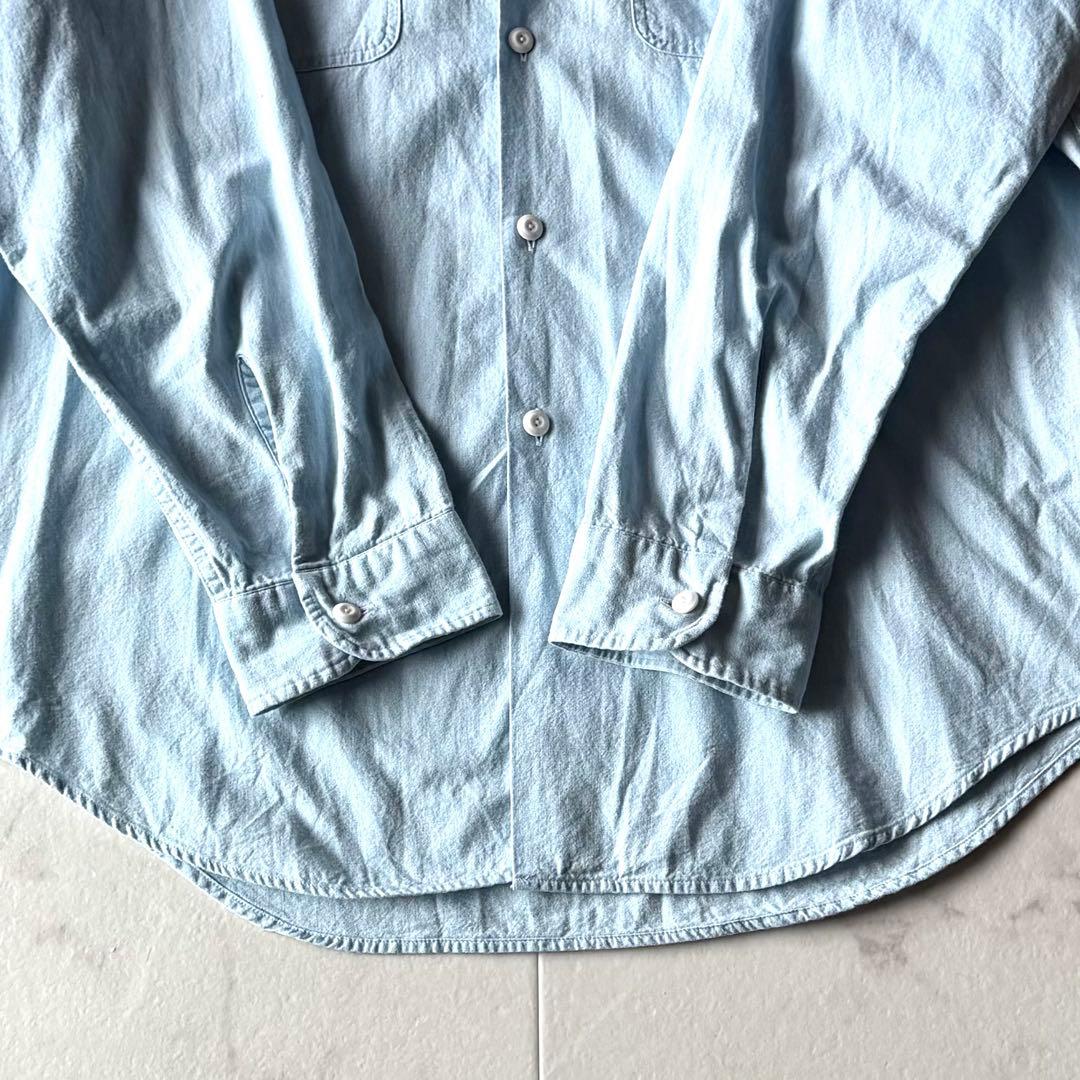 美品＊マディソンブルー ハンプトンシャンブレーシャツ ライトブルー 02