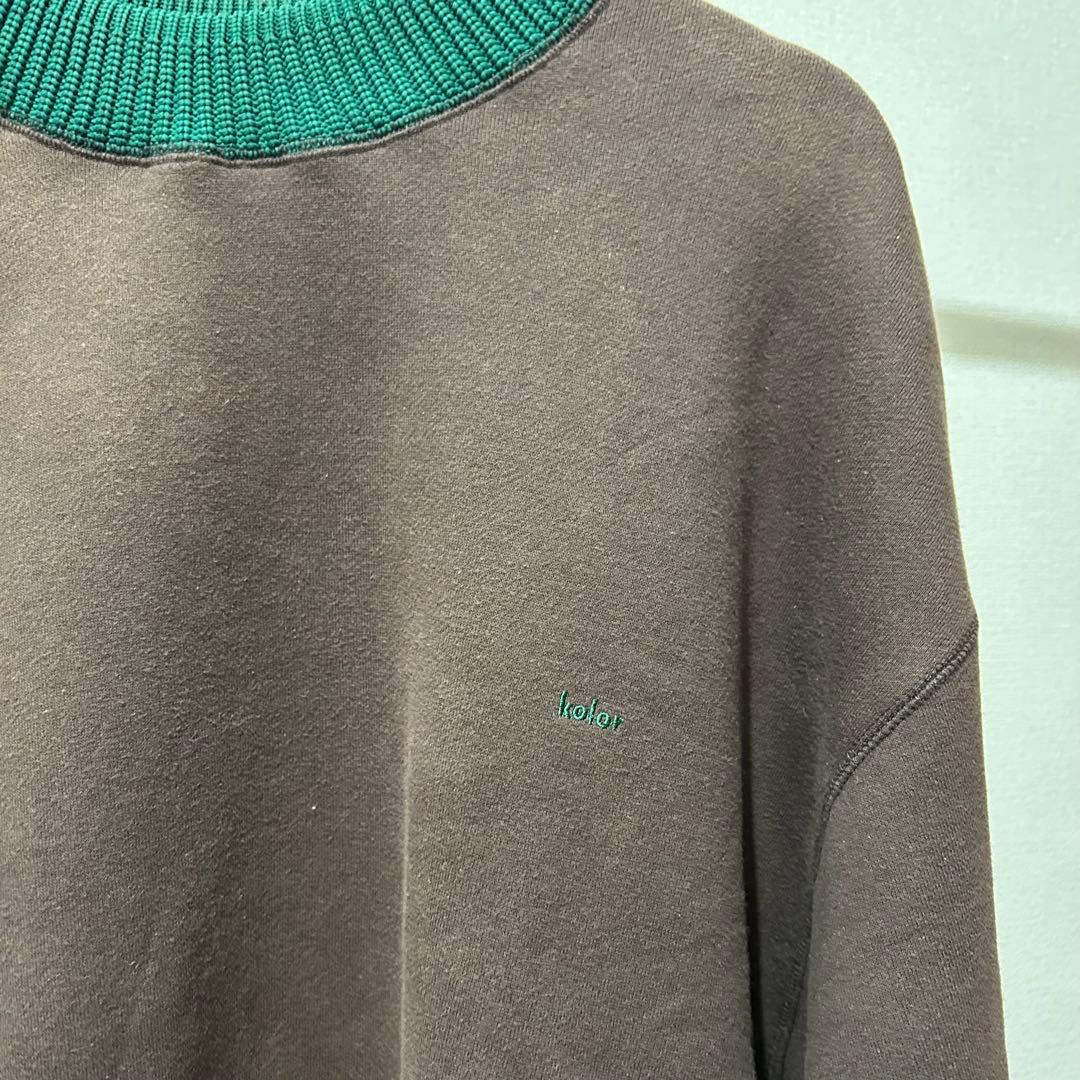 kolor 21AW/オーバーサイズリブスウェット size2